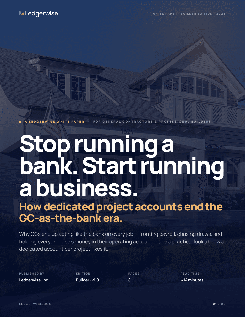 Stop Running a Bank. Start Running a Business.