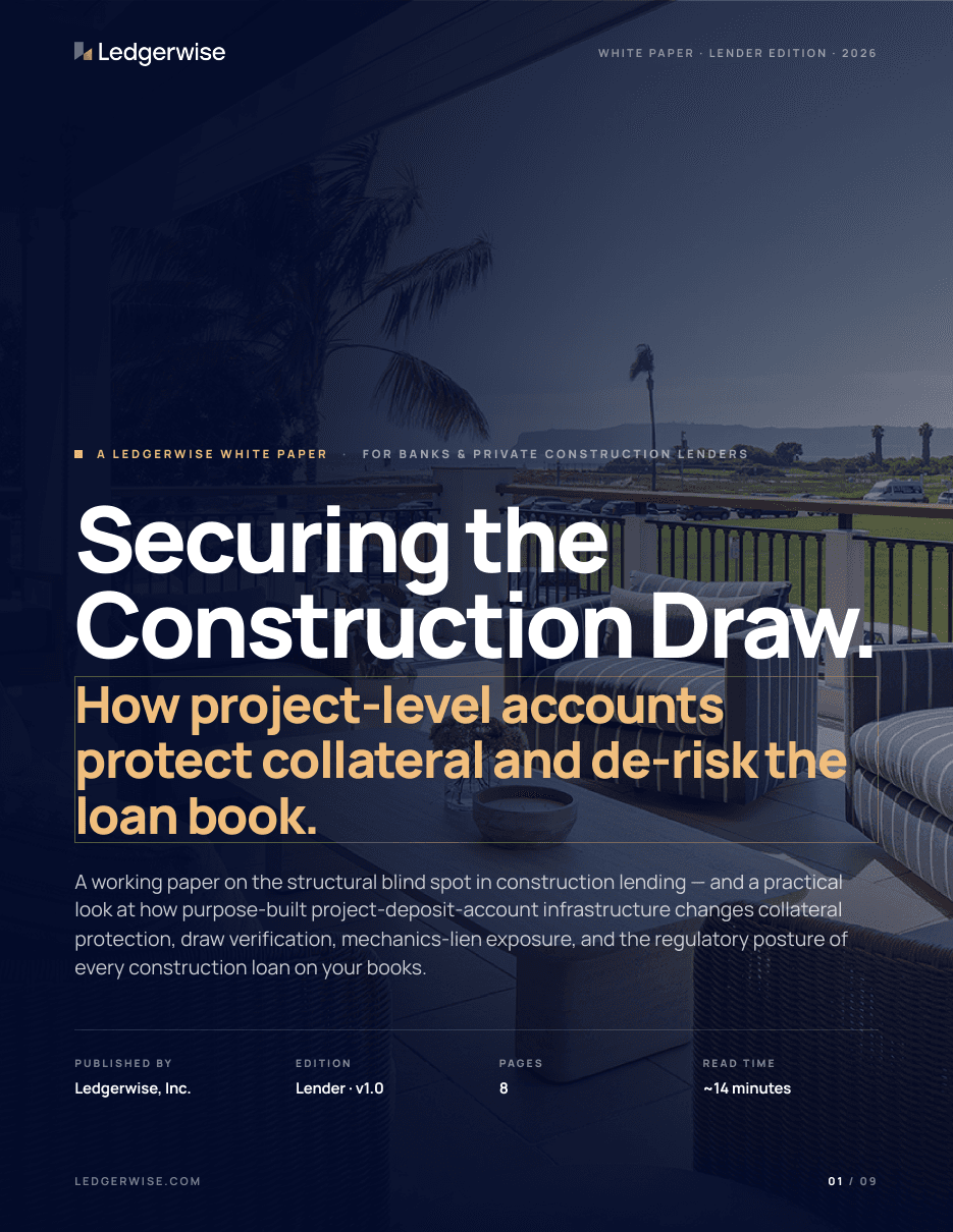 Securing the Construction Draw